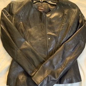 Black butter soft leather jacket